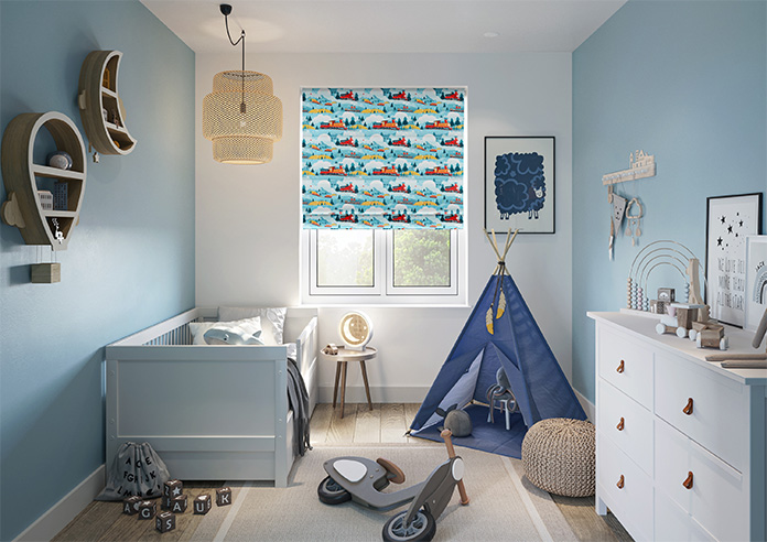 All Aboard, Multi - Roman Blind - Image 8
